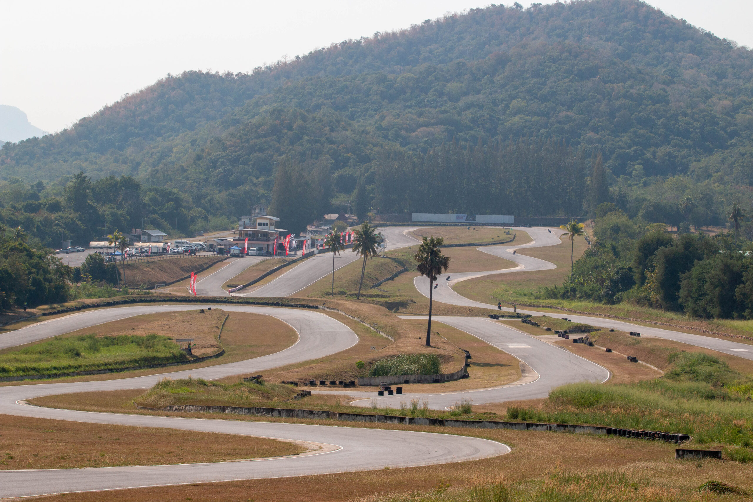 Motorcycle riding at Track Time Thailand
