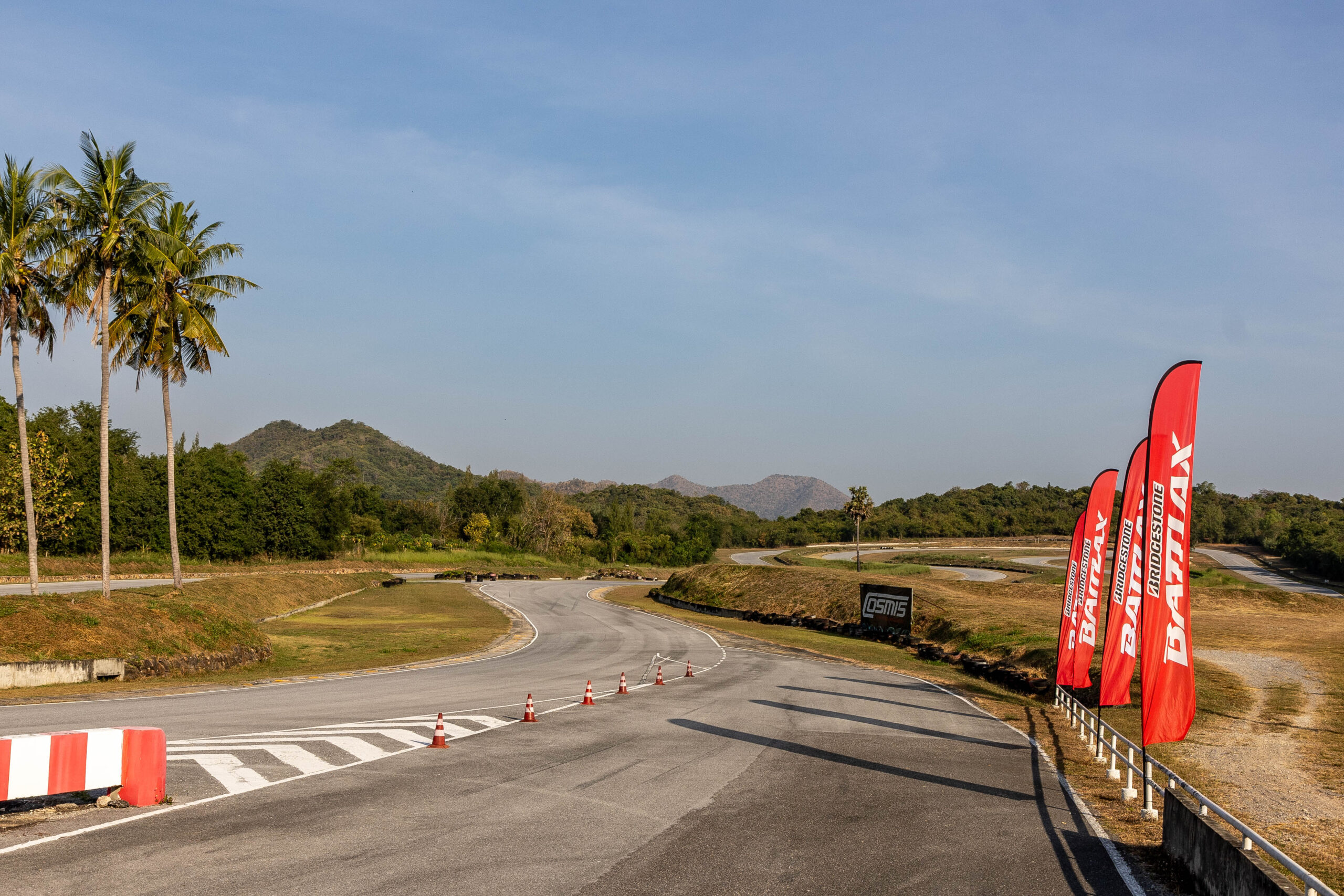 Motorcycle riding at Track Time Thailand